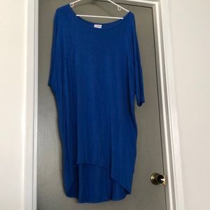 Lularoe XL Royal Blue Irma Tunic